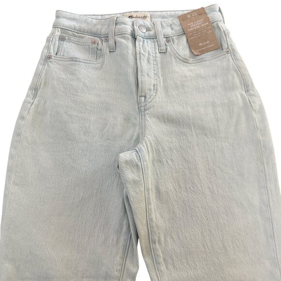 Madewell The Curvy Perfect Vintage Jean High Rise Women's Denim, Size 25 NWT - Picture 3 of 13